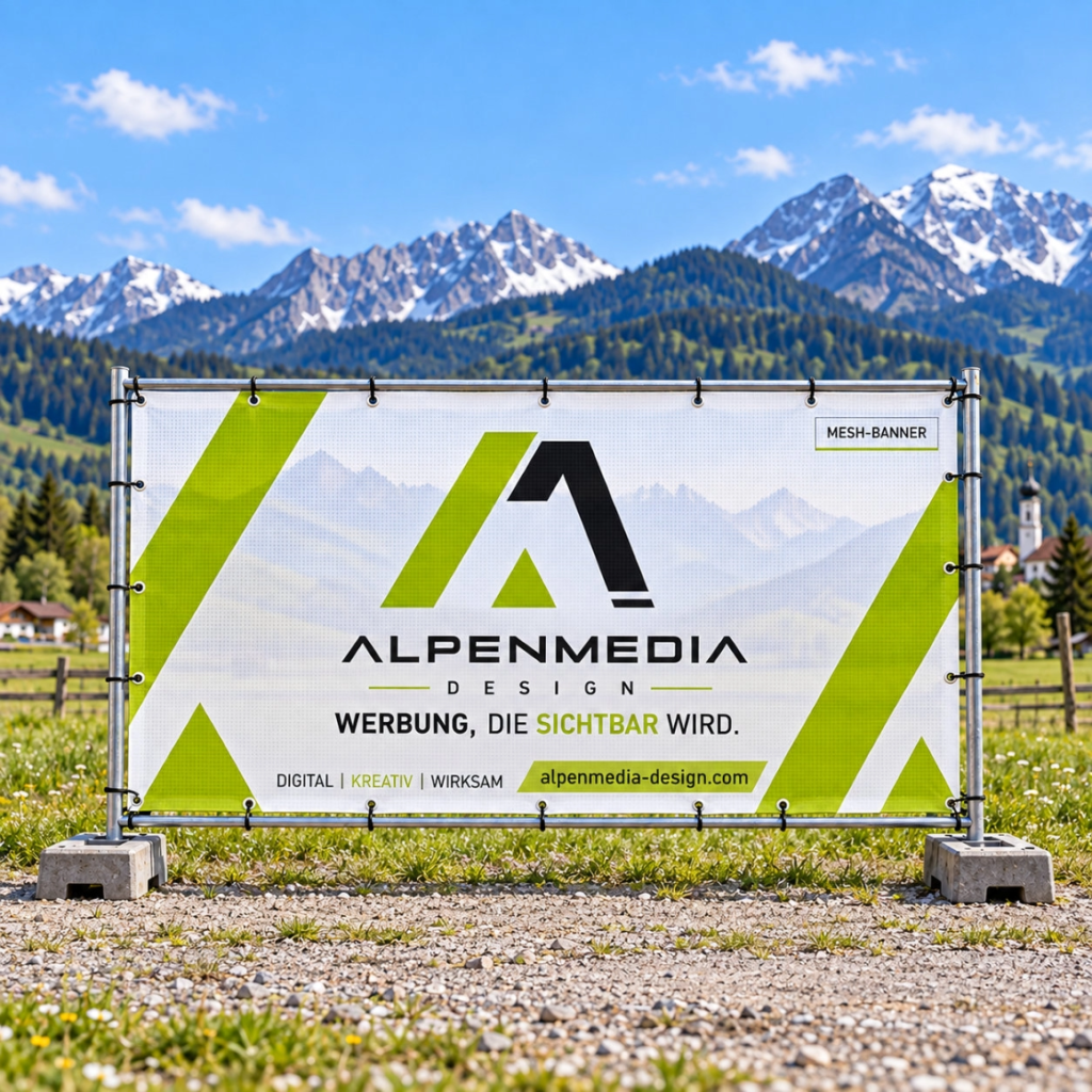 Meshbanner und Meshplane für Deine Werbeung
