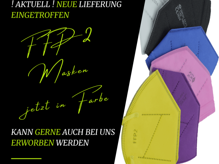 Bunte FFP2 Masken