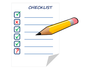 checklist content design